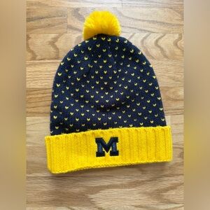 Michigan Wolverines Nike Pom Beanie Hat